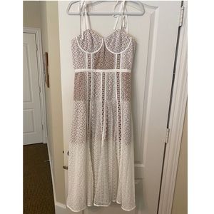 Self-Portrait Lace Midi Dress